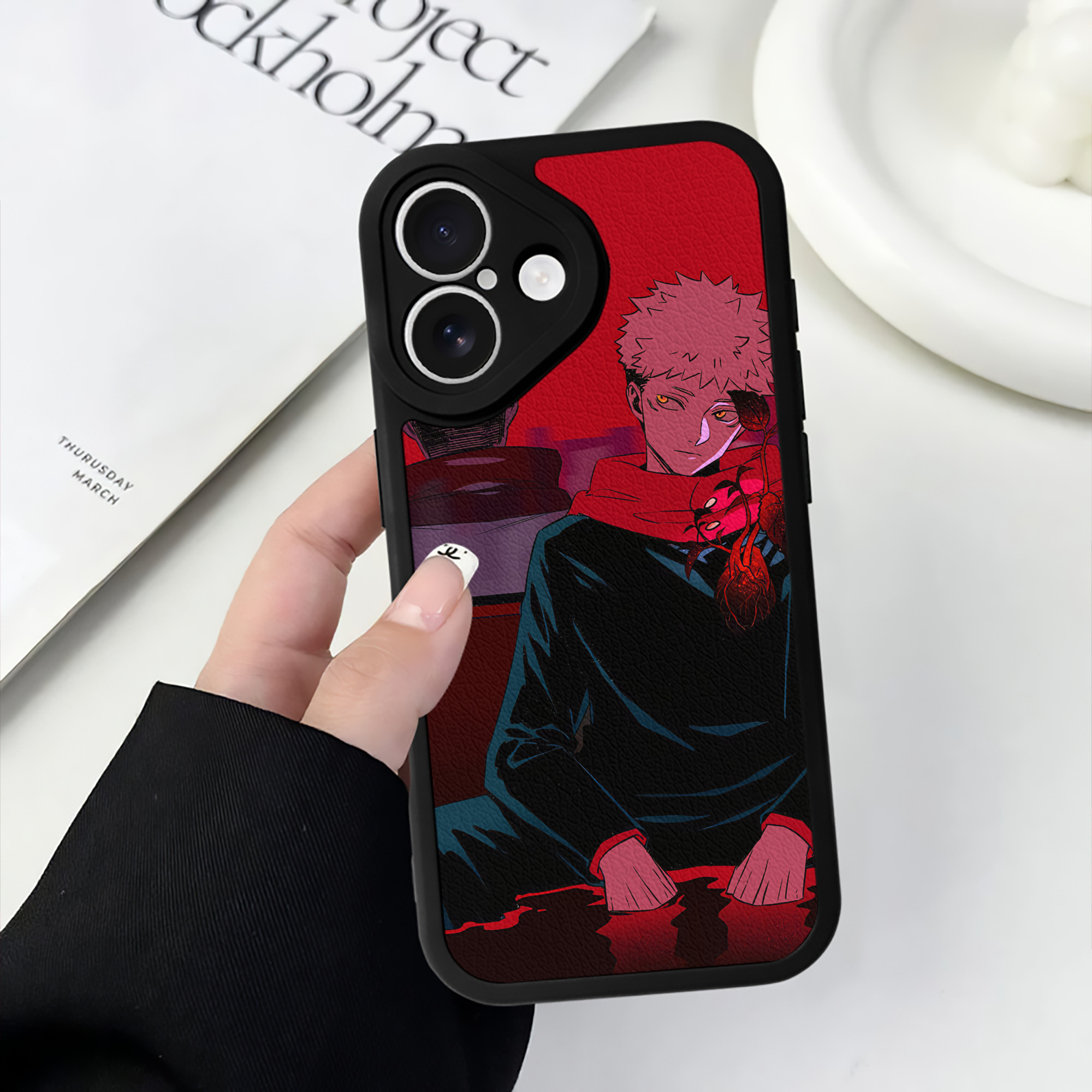 （画像用） SPY×FAMILY间谍家家酒 【iPhone 16シリーズ対応】シリコンスマホケース（レザー調） 材質：シリコン